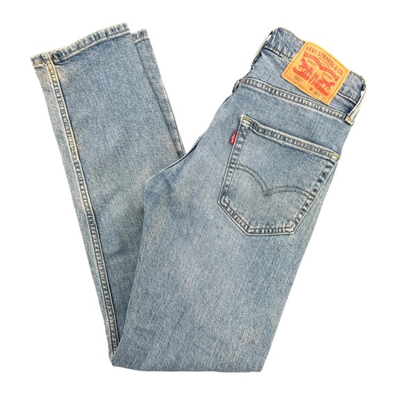 Levi's Other - Levis 502 Regular Taper Jeans Mens 28x32 Light Wash Blue Denim 29507-0736